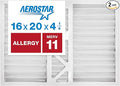 Aerostar 16x20x4 1/4 MERV 11 Pleated Replacement Air Filter for Bryant Carrier FILCCFNC0017, 2 Pack (Actual Size: 15 1/2" x 19 7/8" x 4 1/4")
