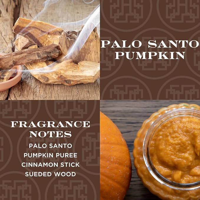 Homeworx Palo Santo Pumpkin 4-wick traditional wrap