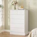 Hasuit 6 Drawer Dresser for Bedroom, Tall Chest of Drawers Storage Organizer for Closet, Modern Clothes Storage Tower with Ample Storage Space, White