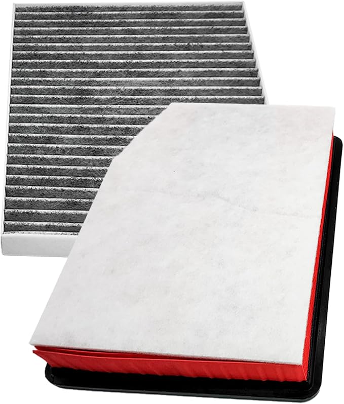 JTBU966-12405 Cabin and Engine Air Filters for Chevrolet and GMC Models - Escalade, Escalade ESV, Silverado, Silverado LTD, Silverado HD, Silverado HD, Suburban, Tahoe, Sierra Limited, Sierra HD