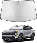 EcoNour Windshield Sun Shade for Kia Sportage 2023–2024 2025 2026 Sun Visor for Front Windshield & Window Sunshade Cover, UV Heat Blocker & Protector, Car Accessories