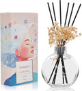 Flower Reed Diffuser Set 5.07oz Gardenia Scent Diffuser with Sticks Home Fragrance Reed Diffuser for Bathroom Shelf Decor