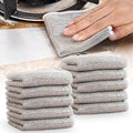 DSACL Multipurpose Wire Dishwashing Rags for Wet and Dry, 2025 Upgrade Non Scratch Metal Wire Dishcloth, Reusable Premium Metal Scrubbing Pads Sponge Clean for Home Kitchen Stove Tops (10Pcs)