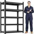 Notmise Garage Shelving, Industrial Metal Unit 2400Lbs - 5-Tier Adjustable Storage, Easy Assembly for Pantry, Garage, Warehouse (63" H x 36" W x 16" D)