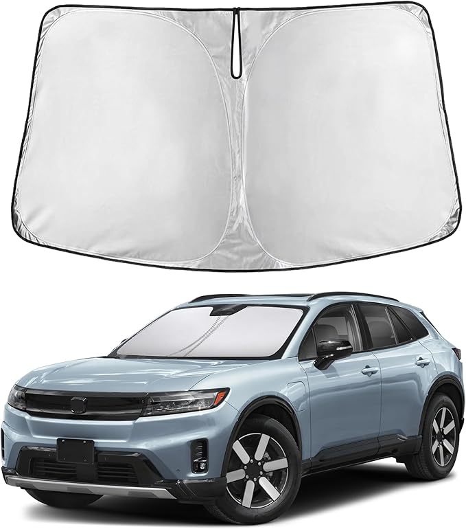 EcoNour Windshield Sun Shade for Honda Prologue EV 2024–2026 | Front Window Sunshade | Foldable Car Sun Protector | Blocks UV Rays & Keeps Interior Cooler