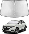 EcoNour Windshield Sun Shade Compatible for Honda HR-V 2016–2022 | SUV Front Window Sunshade | Foldable Sun Visor Protector | UV & Heat Blocking | Reduces Interior Heat