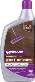 Rejuvenate Professional Wood Floor Restorer Fills Scratches, Shines And Protects Wood Flooring For A Matte Satin Shine, 32 Ounces