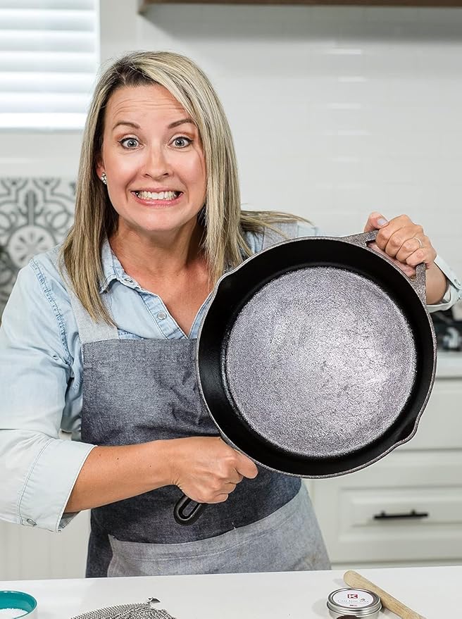 Knapp Made Cast Iron Seasoning Wax and Carbon Steel Seasoning Wax - 2 Oz Unique Blend of Natural Oils and Beeswax - Restore Cast Iron, Steel, Cutting Board, Kitchenware (3 Pack)