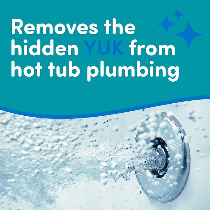 Oh Yuk Healthy Hot Tub Cleaner, Hot Tub Cleaner for Indoor and Outdoor Hot Tubs and Spas - 16 Ounces