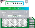 Filterbuy 17x17x1 Air Filter MERV 8 Essential Dust & Allergy Defense (6-Pack), Electrostatic Pleated HVAC AC Furnace Filters Replacement, Made in USA (Actual Size: 17.00 x 17.00 x 0.75)