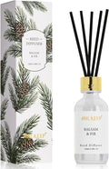Airkeep Reed Diffuser Set, 3.38 fl oz (100 ml) - Balsam Fir Oil Diffusers with 8 Reed Sticks, Home Fragrance Reed Diffuser for Bathroom Shelf Decor