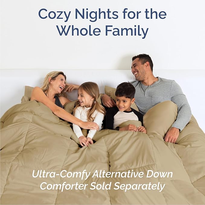 Cal King 6 Piece Sheet Set - Comfy Breathable & Cooling - Ultra-Soft Hotel Luxury Bedding Set with 8-16 Inch Deep Pockets - 1 Flat & 1 Fitted Sheet & 4 Pillowcases - Wrinkle Free & Easy Care - Beige