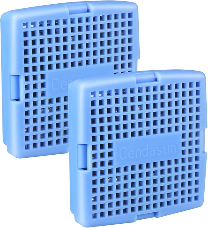 2 Pack Hot Tub Mineral Cartridge, Silver Ion Freshwater Salt System Cartridge, Cleans & Clarifies Spa Water for 4 Months