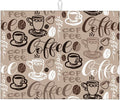 Coffee Mat Coffee Cup Dish Drying Mat for Kitchen Counter Microfiber Absorbent Dish Draining Reusable Washable Extra Large 18"x24" (Brown, 18x24in)