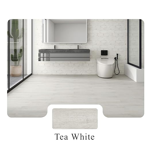 MULGREAT Peel and Stick Floor Tile, Waterproof Self Adhesive Vinyl Flooring 5-Pack Samples, Wood Grain Hard Core Easy DIY 6x4 inch Mini Pieces (Sample)
