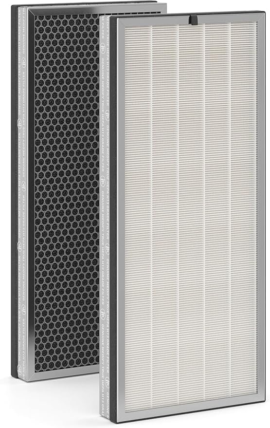 Medify MA-112 PRO Genuine Replacement Filter Set for Allergens, Smoke, Wildfires, Dust, Pollen, Pet Dander | 3 in 1 with Pre-filter, True HEPA H13 and Activated Carbon for 99.97% Removal | 1-Pack