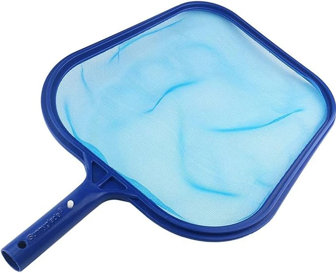 Sunnyglade Swimming Pool Cleaner Supplies/Professional Heavy Duty Pool Leaf Rake Fine Mesh Frame Net/Cleaning Leaf Skim Net (17.5x11.8in)