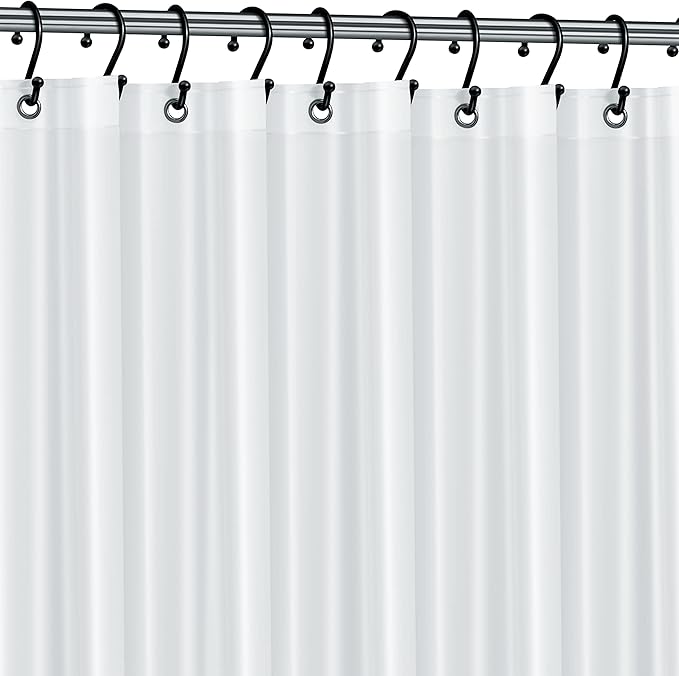Premium Shower Curtain Liner, 72"W X 72"H - PVC-Free, 6G PEVA Shower Curtain with 12 Rust Proof Grommets And Magnet-weighted Bottom Hem - Moisture Stain Proof Shower Curtain Liner - Clear