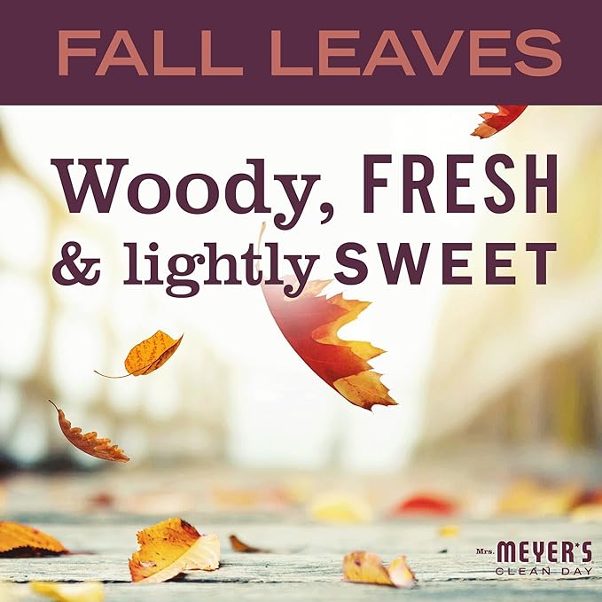 Mrs. MEYER'S Clean Day Multi-Surface Everyday Cleaner - Fall Leaves Scent, Plant-Derived Formula, 16 fl oz, Pack of 3