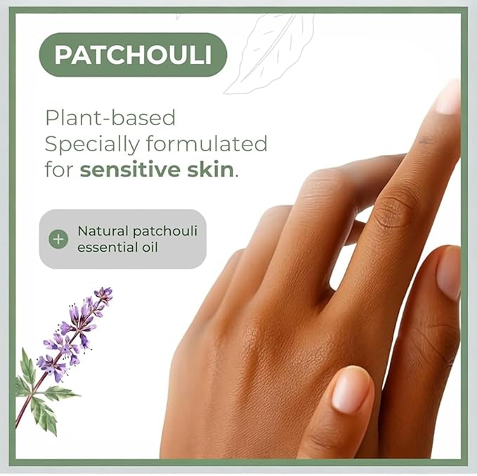 Patchouli Laundry Detergent & Scent Booster Bundle – 32 oz Detergent + 32 oz Booster, Long-Lasting Freshness, Natural Plant-Based Laundry Set, Eco-Friendly & Sulfate-Free, Made in USA