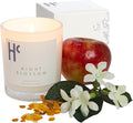 Night Blossom Single Wick Soy Candles, Luxury Scented Candles for Home - Up to 60 Hour Burn Time, Cruelty-Free Soy Wax Blend - Jasmine Fragrance, Notes of Apple & Musk (9 oz)
