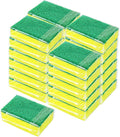 Kitchen Cleaning Sponges, Cleaning Sponges in Bulk, Non Scratch Dishwashing Sponges Scouring Pad Odor-Free Scrubbing Dish Sponge Suitable for Washing Dishes, Travel Apartments - 600 Pack