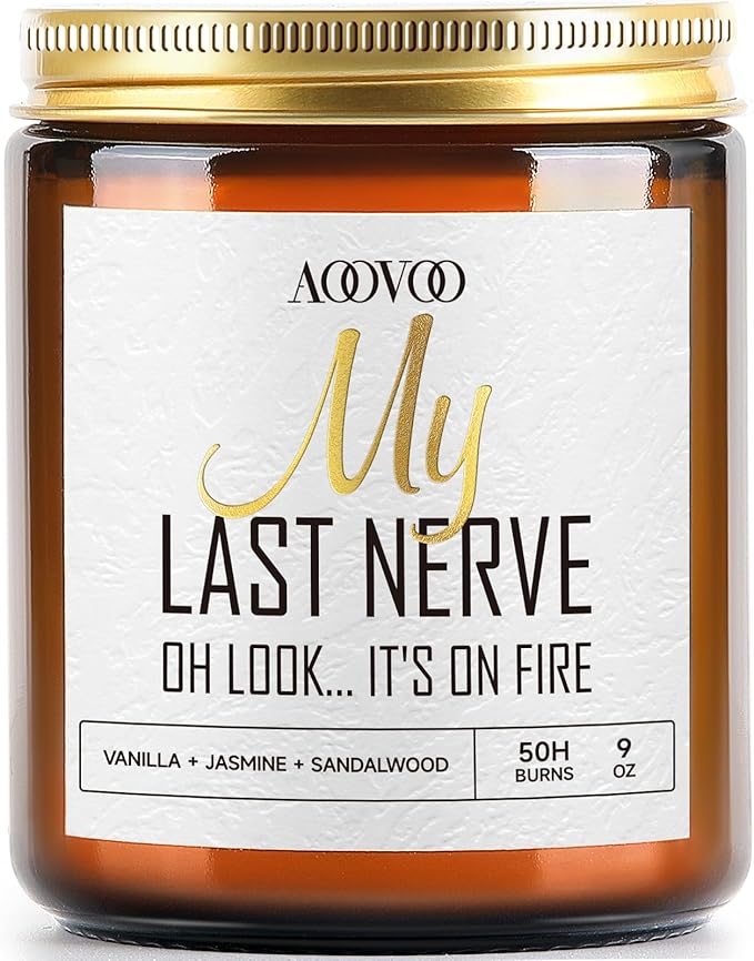 AOOVOO Scented Candles for Men - Candles for Home Scented, Soy Candles, Scented Candles Set, Men Candle Set, Candle Set CBD