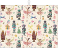 Christmas Nutcracker Dish Drying Mat 18 x 24 Inch for Kitchen Counter Cute Pink Kitchen Mat Microfiber Kitchen Countertop Absorbent Reversible Drainer Rack Pad Dish Drying Mat 1PCS