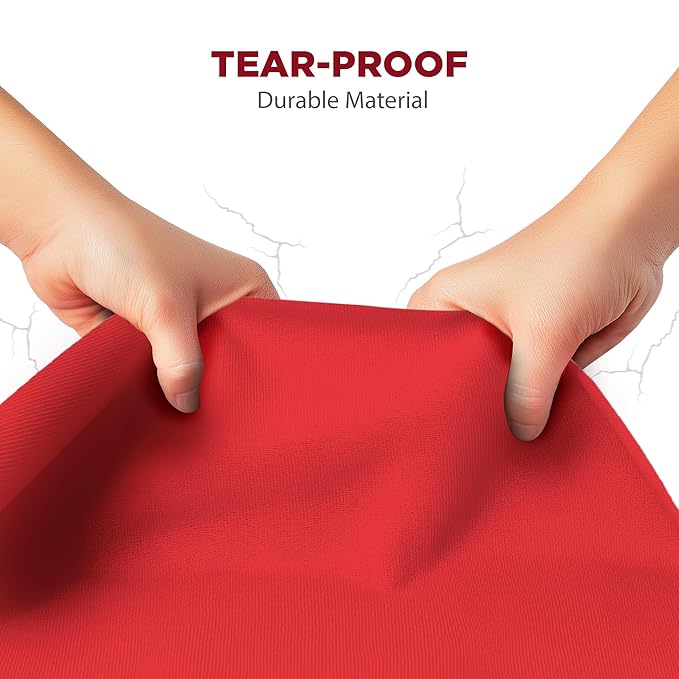 Upright Christmas Tree Storage Bag - Fits 9 Ft Artificial Xmas & Topiary Tree, Vertical Holiday Cover, Durable, Dustproof & Easy-Use Xmas Storage, Red