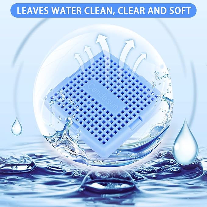 2 Pack Hot Tub Mineral Cartridge, Silver Ion Freshwater Salt System Cartridge, Cleans & Clarifies Spa Water for 4 Months