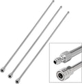 RIDGE WASHER Pressure Washer Wand Extension, 180 Inch Replacement Lance, Stainless Steel Power Washer Extender, 1/4' Quick Connect Fitting, 4000 PSI (3 Wands 60" Each)