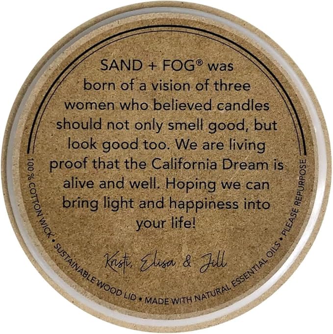 Sand + Paws Scented Candle -Spiced Gingerbread- Luxurious Air Freshening Jar Candles Neutralize pet Odors and Enhance Home décor – 100% Cotton Lead-Free Wicks - 12 oz