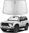 EcoNour Windshield Sun Shade for Lexus GX 550 2024–2025 | Front Window Sunshade | Foldable Car Sun Protector | Blocks UV Rays & Keeps Interior Cooler