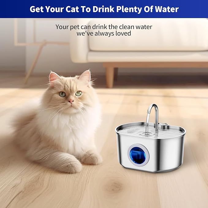 12 Count Replacement Filters for 3.2L/108oz Automatic Pet Water Fountain, Cat Fountain Filter Accessories for Clean Drinking Water