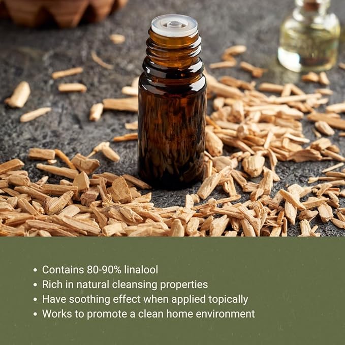 Ho Wood Essential Oil Direct from Malagassi - Ho Wood Essential Oil for Diffusers, Candle-Making, Soap-Making, Aromatherapy, for Skin and Hair (2lbs)