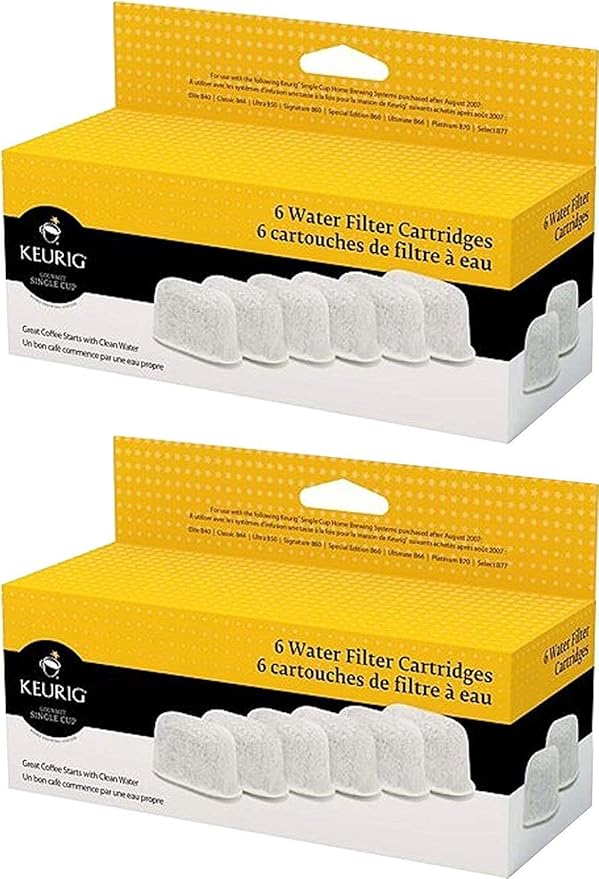 Keurig Six Water Filter Cartridges (12 filters)