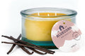 Bluecorn Beeswax 3-Wick Candle, 100% Pure Bees Wax, Vanilla Scented, Paraffin & Soy Free Candle Wax, Clean Burning, Long Lasting, Gifts for Women & Men, American Made, 10 Oz