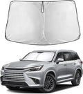 EcoNour Windshield Sunshade for Lexus TX 2024–2026 | Custom Fit Front Window Sun Shade | Blocks Harmful UV Rays & Reduces Heat | Foldable Sun Visor with Storage Pouch