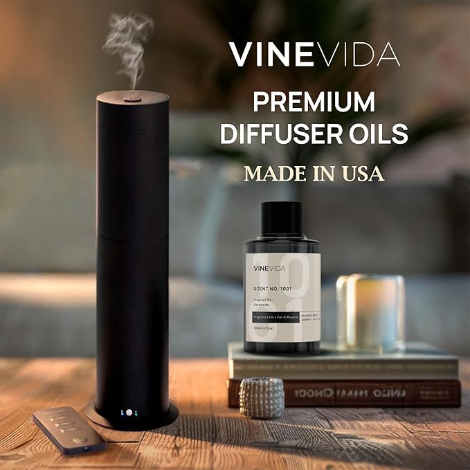 VINEVIDA Hotel Fragrance Collection - 4 Pack Diffuser Oils - Cold Air Diffusers - Scents No. 1005, 1018, 1011, 1004