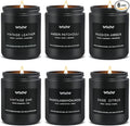 6 Pack Candles for Home Scented Aromatherapy Candles Gifts Set for Mens, Men Candle Set, 42 oz 300 Hour Long Lasting Candles Gifts for Men Birthday, Christmas