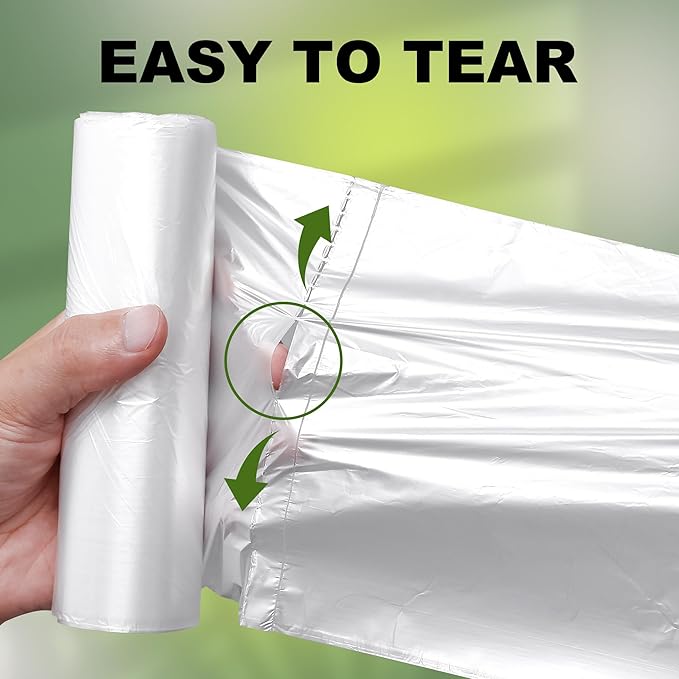 Trash Can Liner - Wholesale 250 Count Garbage Bags on Perforated Roll 45 Gallon Multipurpose for Office Bathrooms Business Home Commercial and Industrial Needs