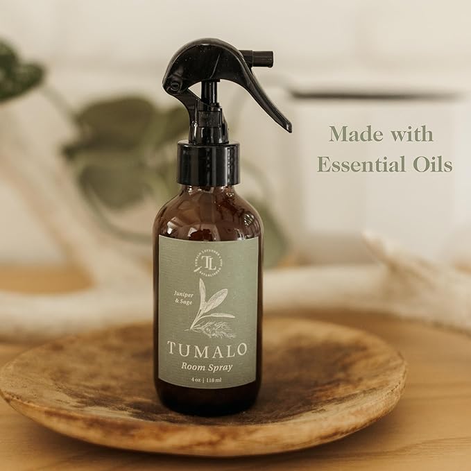 Room Spray - Sophisticated, All-Natural Home Fragrance, Pure Essential Oil Air Freshener & Odor Eliminator, Soothing and Refreshing Scent, Made in the USA - Lavender 4 oz Glass Bottle