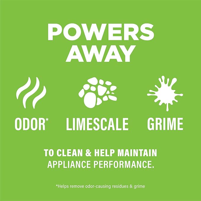 Affresh Dishwasher Cleaner, Helps Power Away Odor Causing Bacteria, Limescale, Mineral Deposits & Grime Inside Pump, Tub & Hoses, 6 Tablets, 6 Month Supply