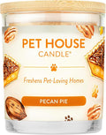 One Fur All Pet House Candle Plant-Based/Soy - Clean Burning Scented, Long Lasting Pet Odor Candle for Home - Pecan Pie