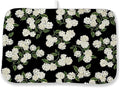 Black Dish Drying Mat 18x24 Inch Green Vintage Floral Hydrangea Flower Drying Mat Spring Summer Seasonal Absorbent Dish Drying Pad Dish Rack Drainer Mats for Kitchen Dining Counter