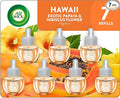 Air Wick Plug in Scented Oil Refill, 7 ct, Hawaii, Air Freshener, Essential Oils