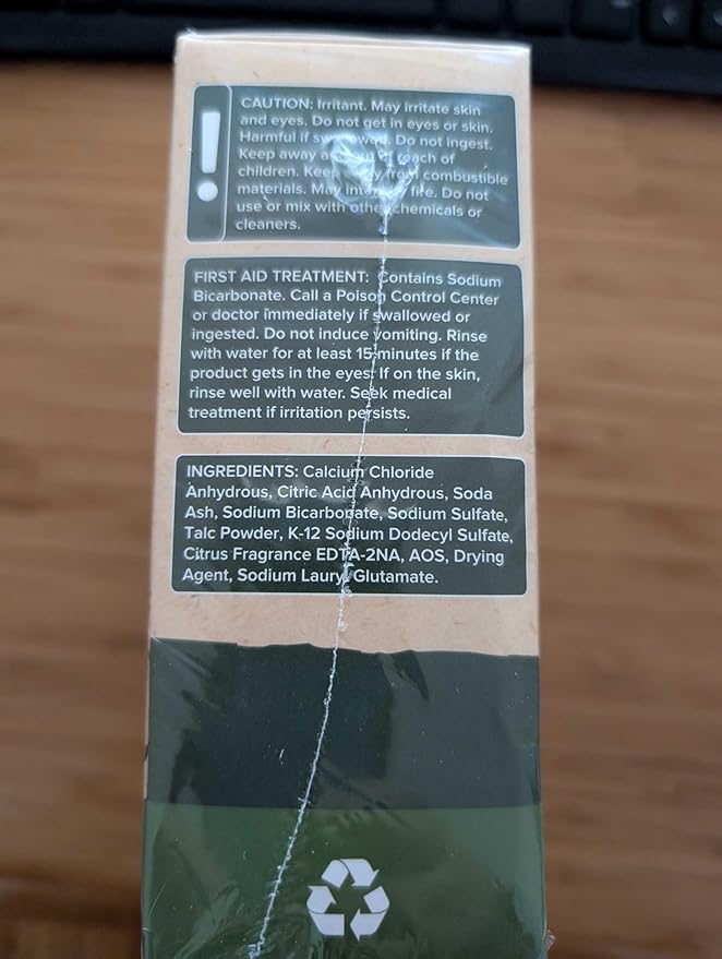 Renuv® Garbage Disposal Cleaner and Deodorizer Tablets Drain Freshener, Foaming Citrus Scent, Sink Odor Refresher for Kitchen Garbage Disposer Cleaning (12 XL Tablets - One Year Supply)