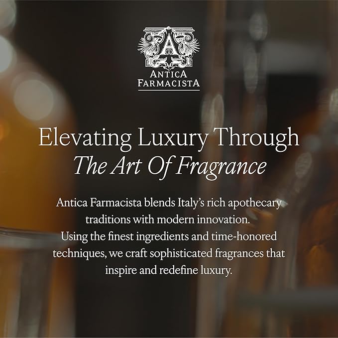 Antica Farmacista Home Ambiance Diffuser - Long-Lasting Reed Scent Diffuser - Luxury Room Freshener Gift - Warm White, 16.9 fl oz