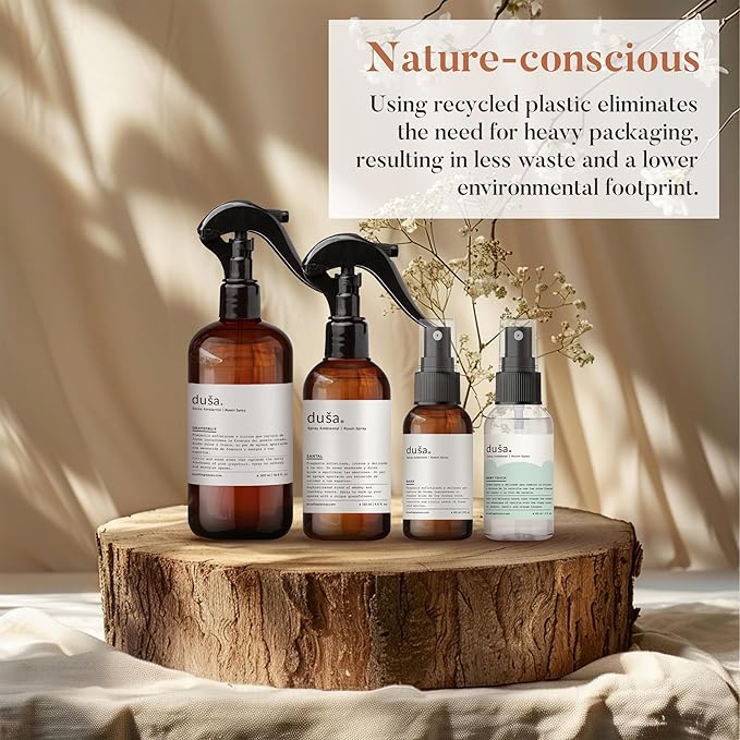 Dusa Baies Room Spray - 4 fl oz - Ultimate Home Fragrance, Bed Room Essentials & Soothing Fabric - Natural Air Freshener & Linen Mist for Home - Eco-Friendly Odor Eliminator w/Aromatherapy