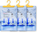 Dry & Dry Moisture Absorbers Dehumidifiers for Home, Basement, Bedroom, Small Dehumidifiers - Moisture Absorbers - Blue & White - 3 Packs (7 ounce/pack)
